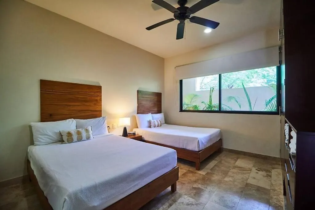 Zen Oasis Swim Up Condo Pool W Tiki Hut Bar + Gym Tulum 0*,