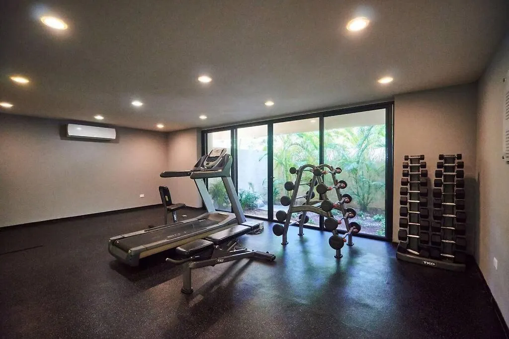 Zen Oasis Swim Up Condo Pool W Tiki Hut Bar + Gym Tulum